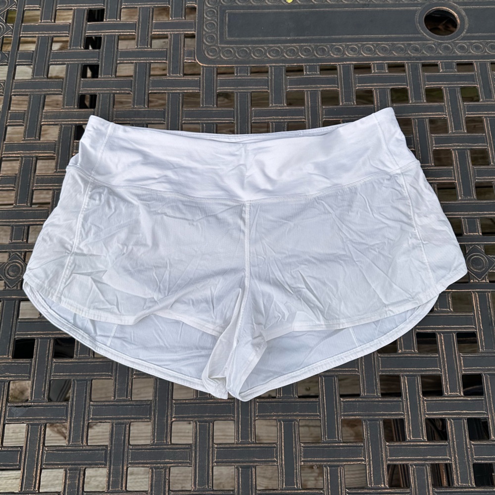 lululemon athletica White Athletic Shorts